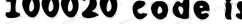 100020 code is reuse字体转换